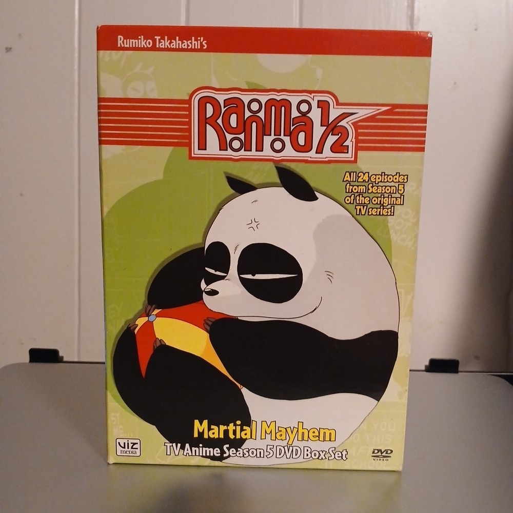 Ranma 1/2: Season 5 Martial Mayhem DVD Subtitled NTSC Box Set 25 Episodes